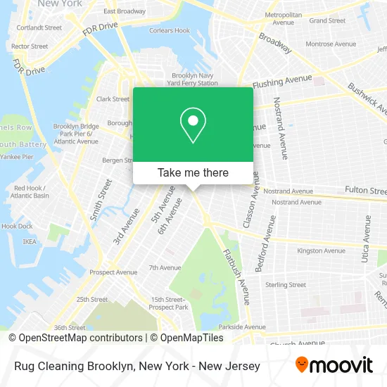 Rug Cleaning Brooklyn map