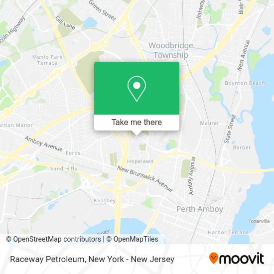 Raceway Petroleum map