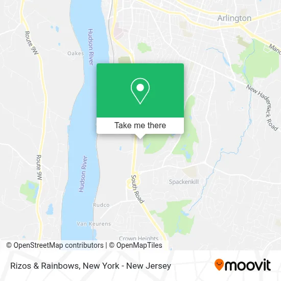 Rizos & Rainbows map