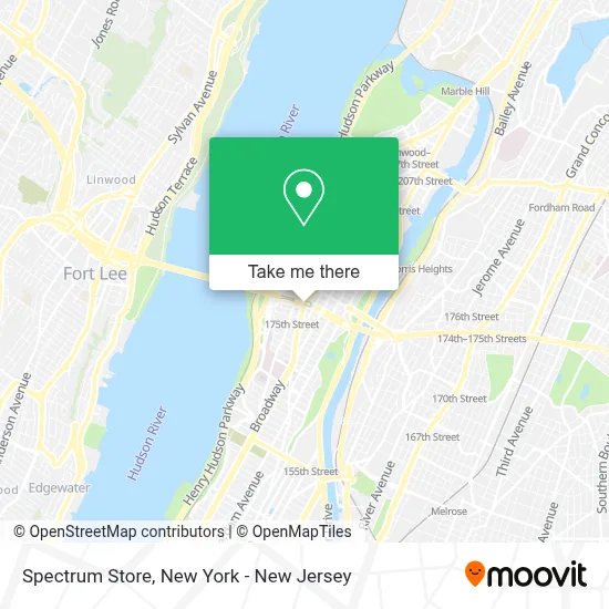 Spectrum Store map