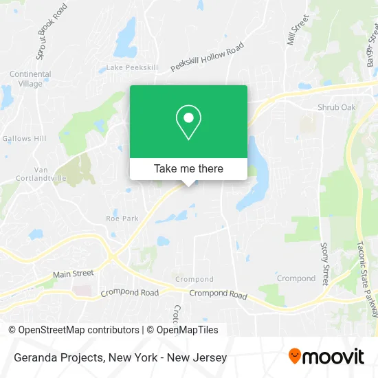 Geranda Projects map