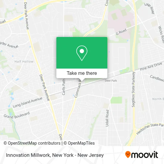 Innovation Millwork map