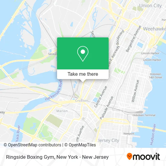 Ringside Boxing Gym map