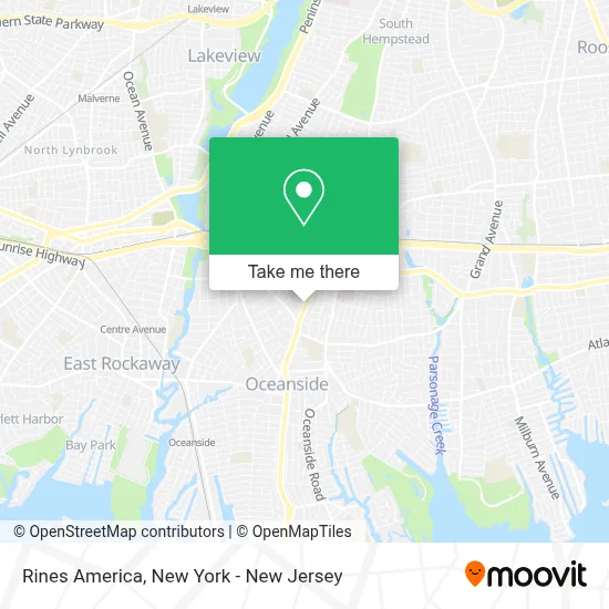 Rines America map