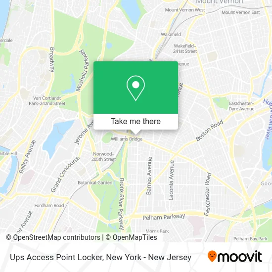 Ups Access Point Locker map