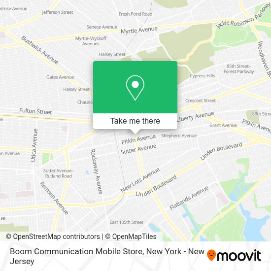 Boom Communication Mobile Store map