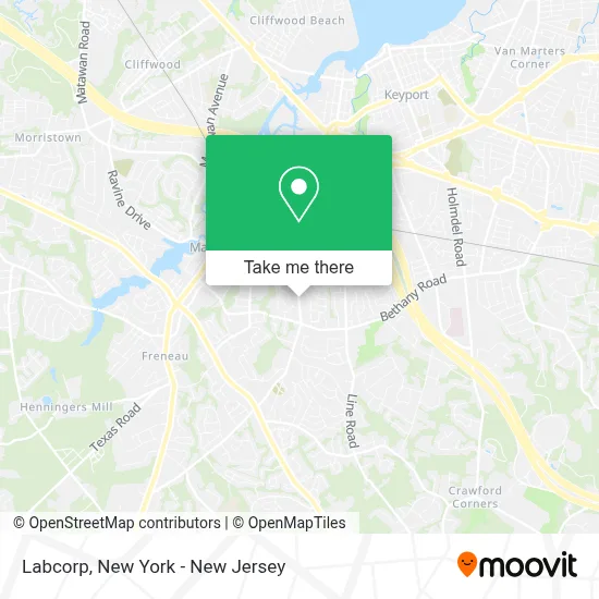 Labcorp map