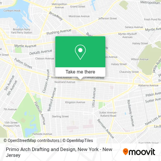 Primo Arch Drafting and Design map