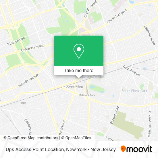 Ups Access Point Location map