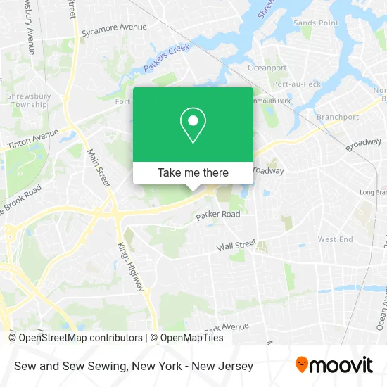 Sew and Sew Sewing map