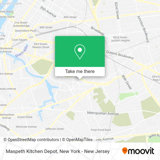 Maspeth Kitchen Depot map