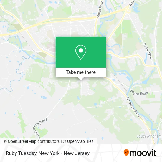 Ruby Tuesday map