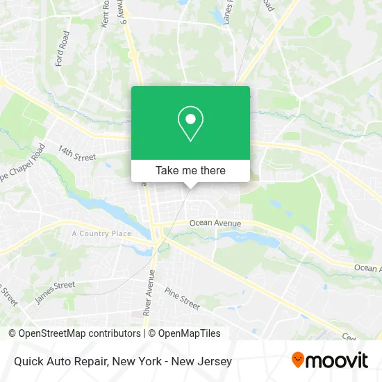 Quick Auto Repair map