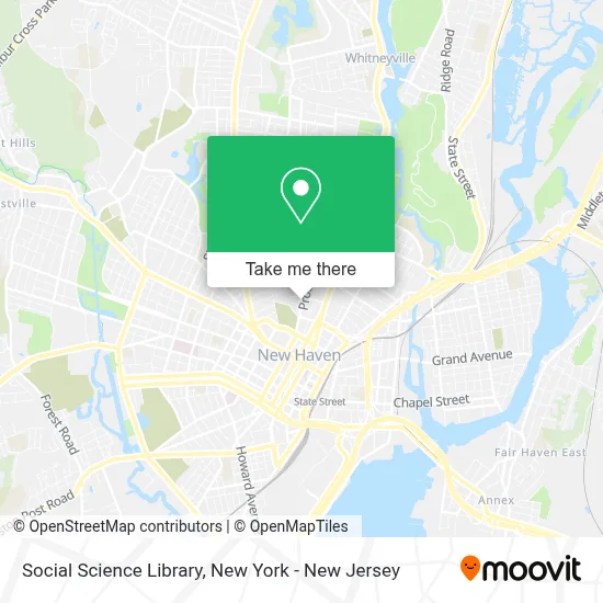Social Science Library map