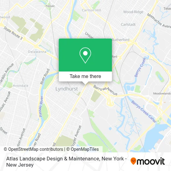 Atlas Landscape Design & Maintenance map