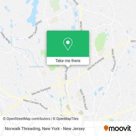 Norwalk Threading map