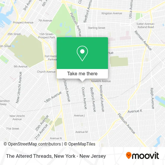 The Altered Threads map