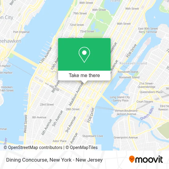Dining Concourse map