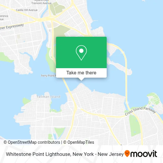 Whitestone Point Lighthouse map