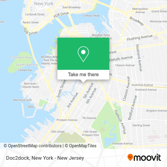 Doc2dock map
