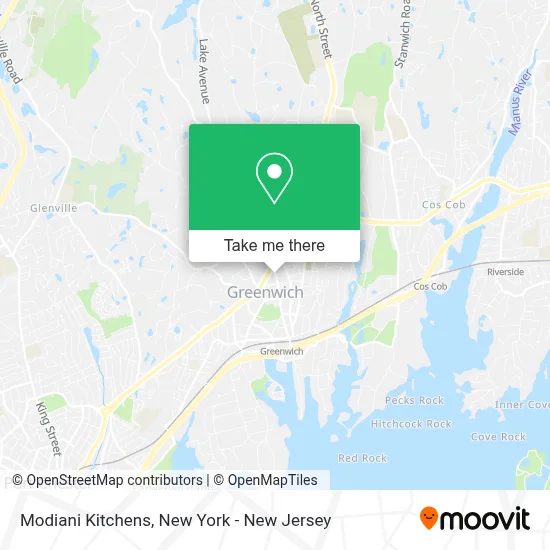 Modiani Kitchens map