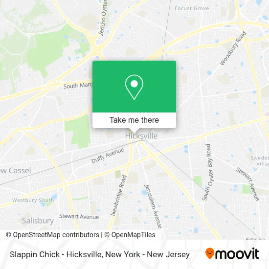 Slappin Chick - Hicksville map