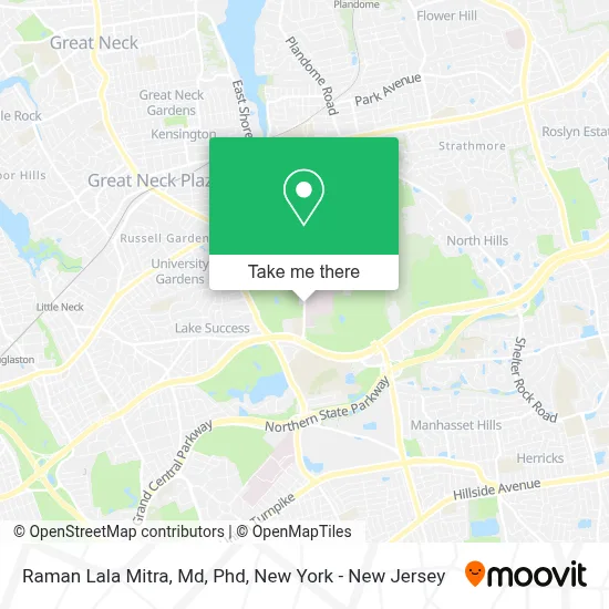 Raman Lala Mitra, Md, Phd map