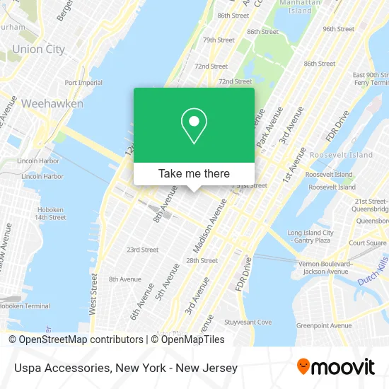 Uspa Accessories map
