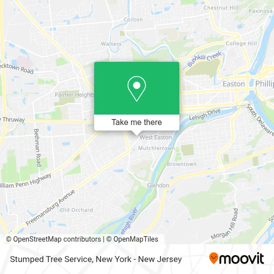 Stumped Tree Service map
