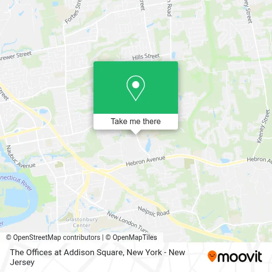 The Offices at Addison Square map