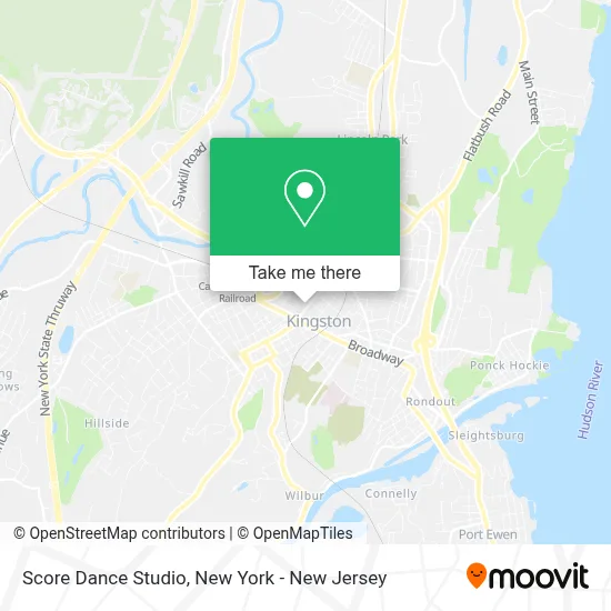 Score Dance Studio map