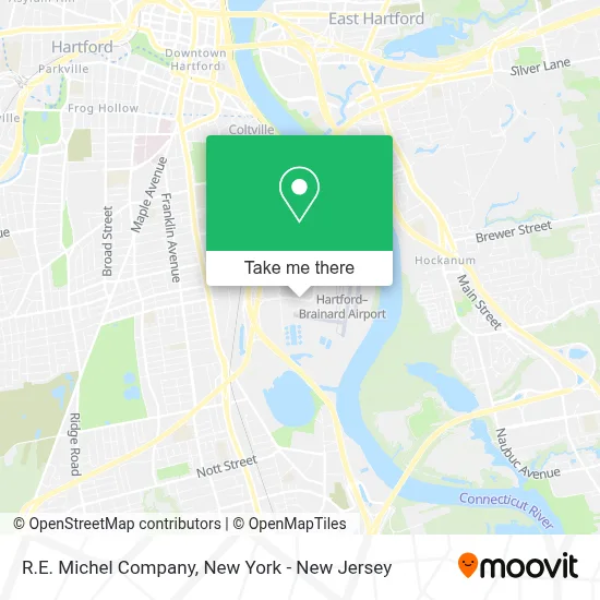 R.E. Michel Company map