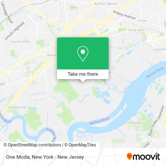 One Moda map