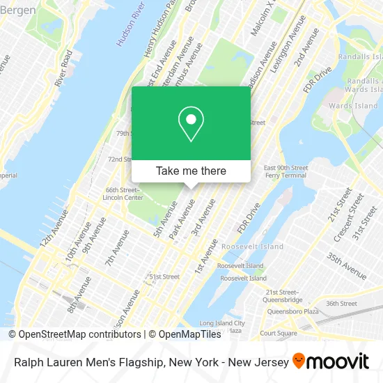 Ralph Lauren Men's Flagship map