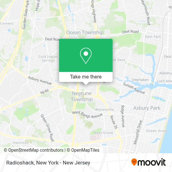 Radioshack map