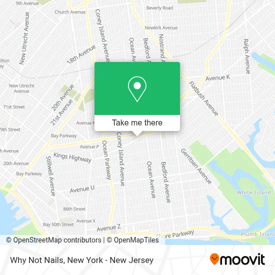 Why Not Nails map