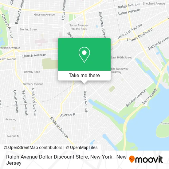 Ralph Avenue Dollar Discount Store map