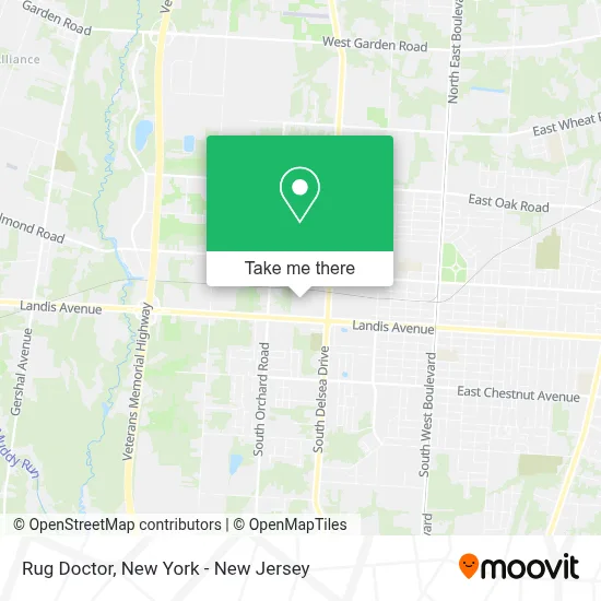 Rug Doctor map