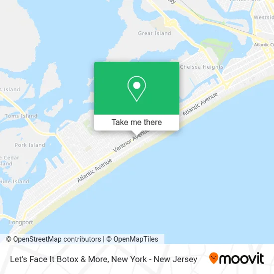 Let's Face It Botox & More map