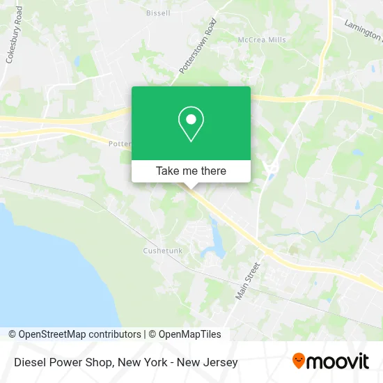 Diesel Power Shop map