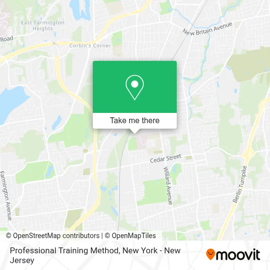 Professional Training Method map
