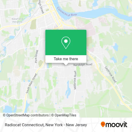 Radiocat Connecticut map