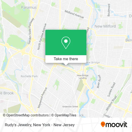 Rudy's Jewelry map