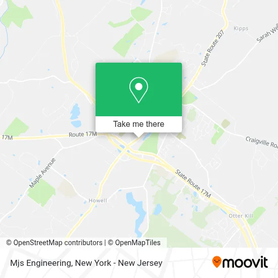 Mjs Engineering map