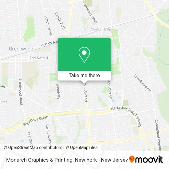 Monarch Graphics & Printing map