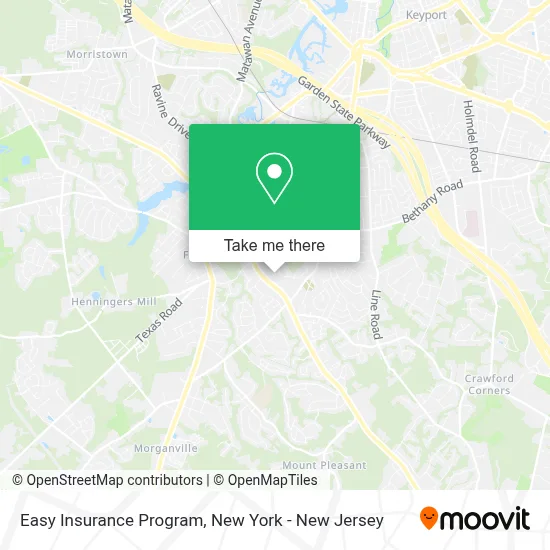 Easy Insurance Program map