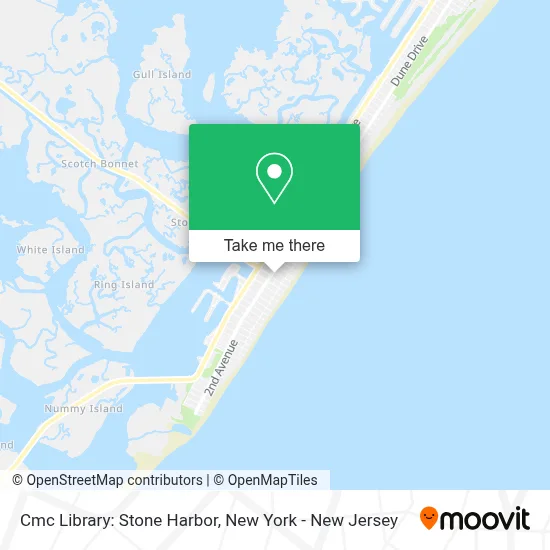 Cmc Library: Stone Harbor map