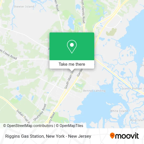 Riggins Gas Station map