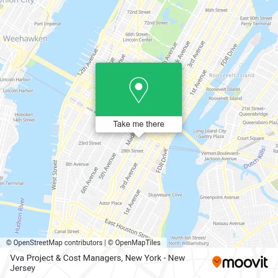 Vva Project & Cost Managers map