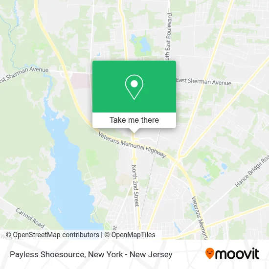 Payless Shoesource map